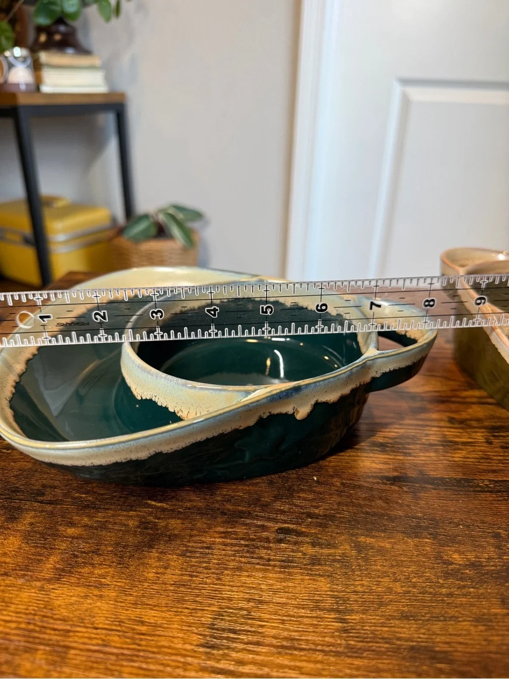 Vintage LTD Commodities Drip Glaze Stoneware Soup & Cracker Bowls - Set of 2